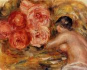 皮埃尔 奥古斯特 雷诺阿 : Roses and Study of Gabrielle